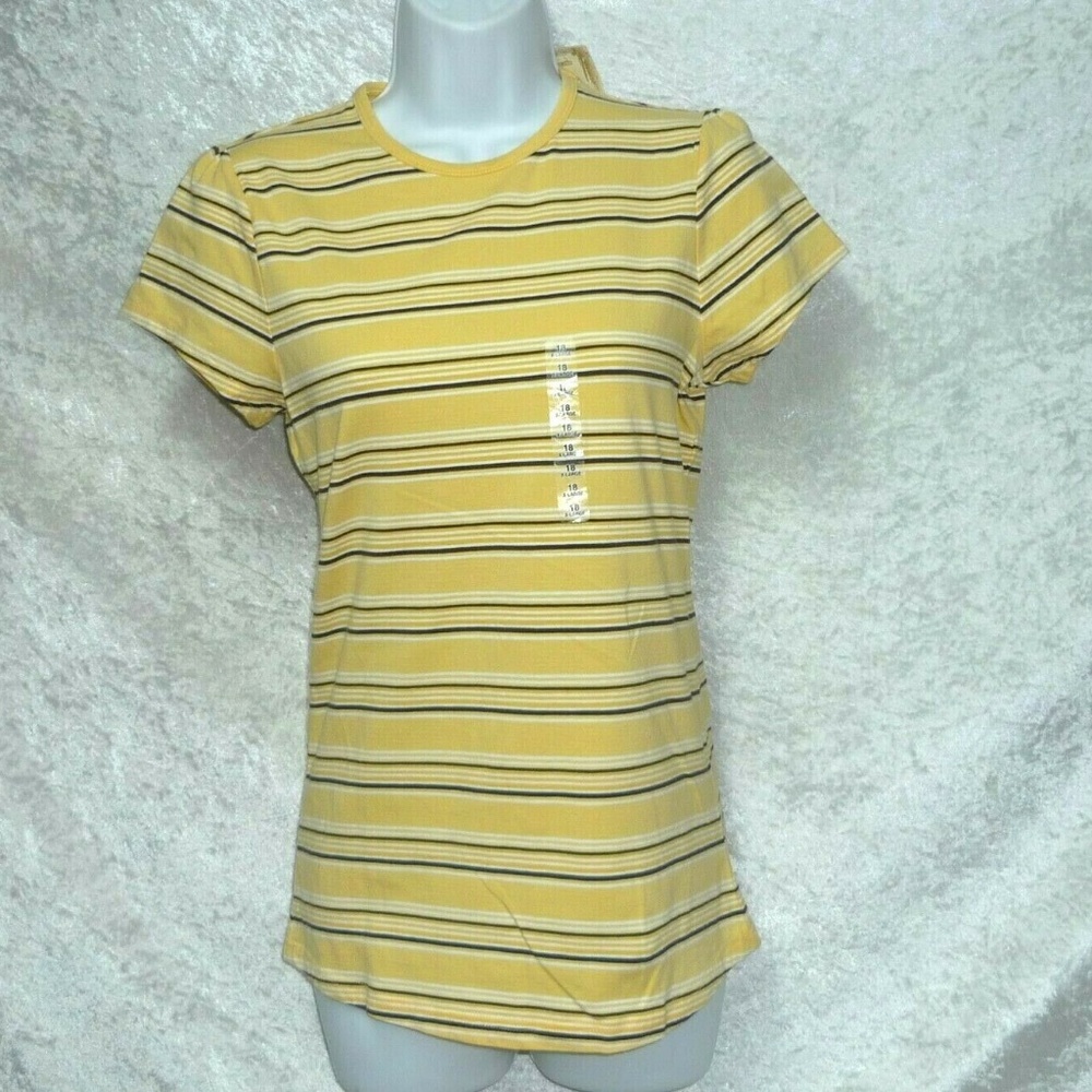 Girls Arizona Striped Tee size XL 18 NEW